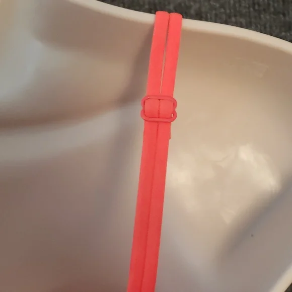 Victoria's Secret Very Sexy Push Up Bra Vibrant Orange Animal Print Lace Accent - Picture 9 of 10